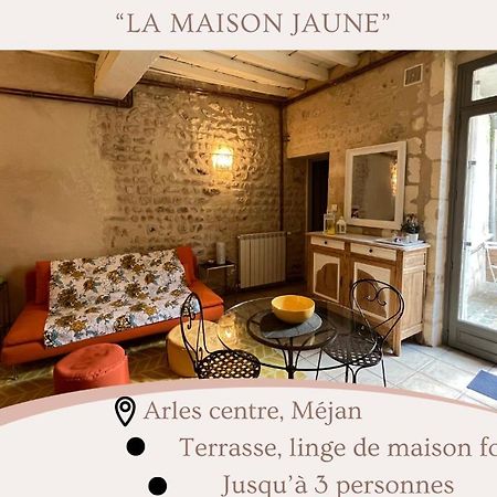 "La Maison Jaune" Arles Centre Terrasse Exterior foto